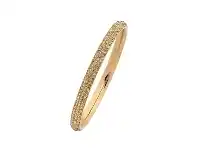 Bevilles Jewellery Stainless Steel Rose Crystal Pave Bangle 70mm offer