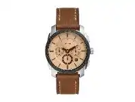Bevilles Jewellery Fossil Machine Leather Band Watch FS5620 offer