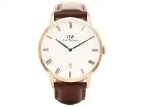 Bevilles Jewellery Daniel Wellington Dapper St Mawes 38mm Rose Gold & Brown Strap DW00100083 offer
