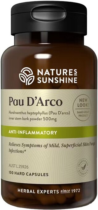 healthylife Nature's sunshine pau d'arco 100 capsules offer
