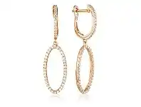 Bevilles Jewellery Georgini Aurora Celestial Earrings Rose Gold offer