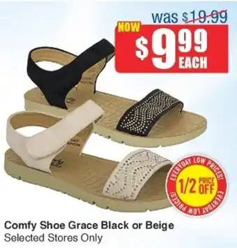 Comfy Shoe Grace Black or Beige