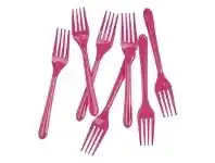 The Party People Shop Cutlery - Forks, Hot Pink 20 pk offer