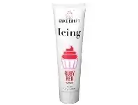 The Party People Shop Icing Tube - Ruby Red 130 g offer