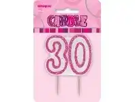 The Party People Shop Candle - Pink Glitz 30 offer