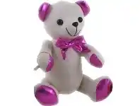 The Party People Shop Signature Bear - Metallic Pink offer