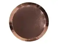The Party People Shop Plates - Banquet, Round Paper Metallic Rose Gold 10 pk offer