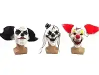 The Party People Shop Mask - Creepy Clown, Assorted offer