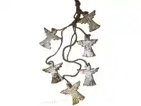 The Party People Shop Hanging Decoration - Christmas, Silver Angels offer