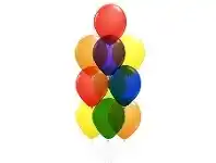 Balloon Bouquet - 10 Plain Colour Balloons