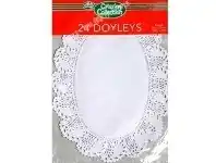 The Party People Shop Doilies, Oval White 24 pk offer