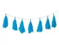 Garland - Tassel, True Blue