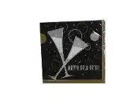 The Party People Shop Serviettes - Cocktail, Bubbly New Year 24 pk offer