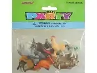 The Party People Shop Toy Animals - Farm, Assorted 12 pk offer