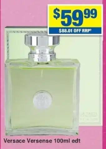 My Chemist Versace Versense 100ml offer