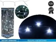 The Party People Shop String Lights - 50 LED, White offer
