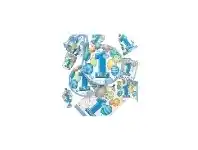 The Party People Shop Plates - Dinner, 1st Birthday Boy Balloons 8 pk offer