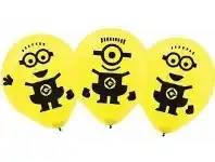 The Party People Shop Balloons - Latex 11" Despicable Me Minion Made 6 pk offer