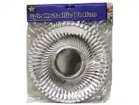 The Party People Shop Plates - Dinner, Metallic Silver 8 pk offer