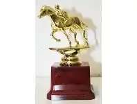 Trophy - 15 cm Horse Racing