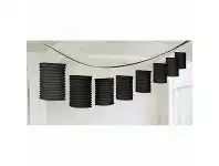 The Party People Shop Lantern Garland - Black offer