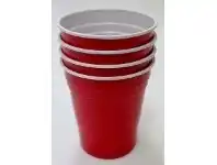 The Party People Shop Cups - Beer Pong, Red Minis 40 pk offer