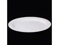 The Party People Shop Plate - Oval, White Medium offer