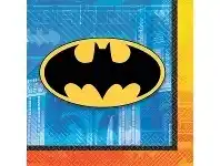 Serviettes - Cocktail, Batman 16 pk New Design