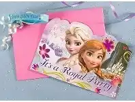 The Party People Shop Invitations - Disney Frozen 8 pk offer