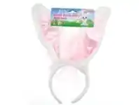 The Party People Shop Bunny Ears - Pink Lace offer