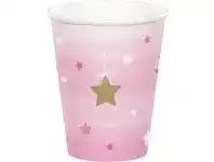 The Party People Shop Cups - One Little Star, Girl 8 pk offer