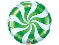 The Party People Shop Balloon - Foil, Candy Swirl Green offer