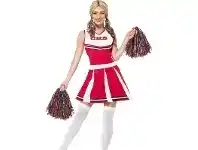Adult Costume - Cheer Leader Red
