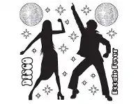 The Party People Shop Backdrop Add-ons - Disco, Boogie Fever offer
