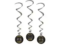 The Party People Shop Hanging Decoration - Racing Whirls 3 pk offer