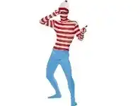 The Party People Shop Adult Costume, Second Skin - Where's Wally? offer
