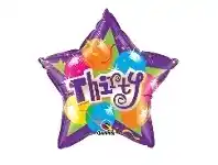 The Party People Shop Balloon - Foil, 30 Star offer
