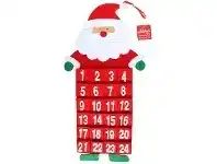 Advent Calendar - Felt Santa 60 cm by 30 cm