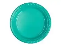 Plates - Dinner, Turquoise 20 pk