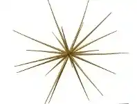 Christmas Ornament - Spike Star, Glitter Gold