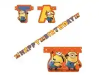 Banner - Jointed Letter, Minions Birthday