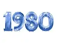The Party People Shop Balloon - Foil Number Set, Large Blue 1980 offer