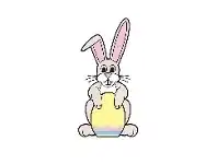 The Party People Shop Life Size Cutout - Easter Bunny offer