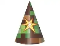 The Party People Shop Party Hats - Minecraft TNT Party 8 pk offer