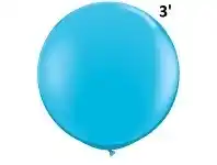 The Party People Shop Balloon - Latex 3' Fashion Robin's Egg Blue offer