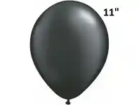 The Party People Shop Balloon - Latex 11" Pearl Onyx Black offer