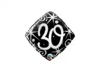 Balloon - Foil, Elegant Sparkles 30