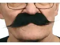 The Party People Shop Moustache - Detective, Black offer