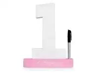 The Party People Shop Signature Block, 1st Birthday - Pink offer