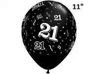 The Party People Shop Balloon - Latex 11" Print 21 Black offer